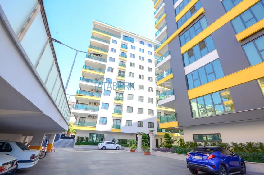 Apartament 2+1 z oddzielną kuchnią i przeszklonym balkonem w centrum Alanyi — meble odpowiednie na zezwolenie na pobyt 13