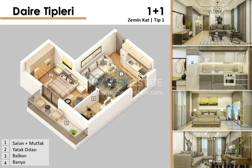 Buy cheap Investment property — a complex under construction in Antalya, Muratpasa 3 
