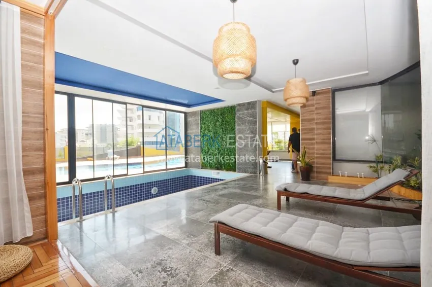 2+1 apartment with furniture and partial sea view in Mahmutlar — sale from owner 16 