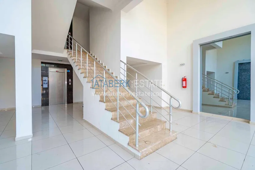 Furnished 1+1 apartment in a premium residence in Oba — 70 m2, south orientation 27 