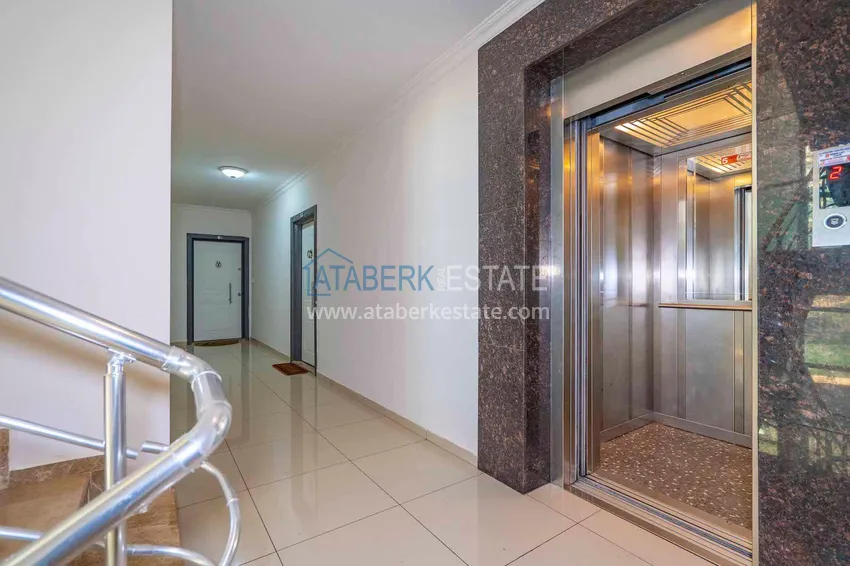 Furnished 1+1 apartment in a premium residence in Oba — 70 m2, south orientation 28 