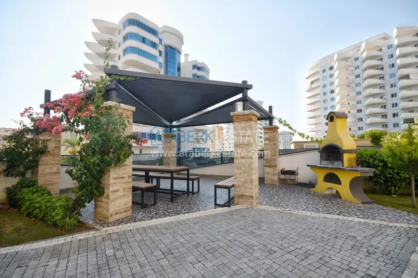2+1 apartment with furniture and partial sea view in Mahmutlar — sale from owner 7 