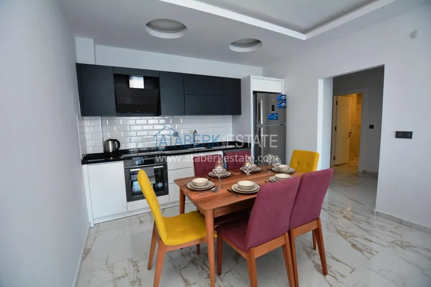 Purchase 2+1 apartment with furniture and partial sea view in Mahmutlar — sale from owner 7 
