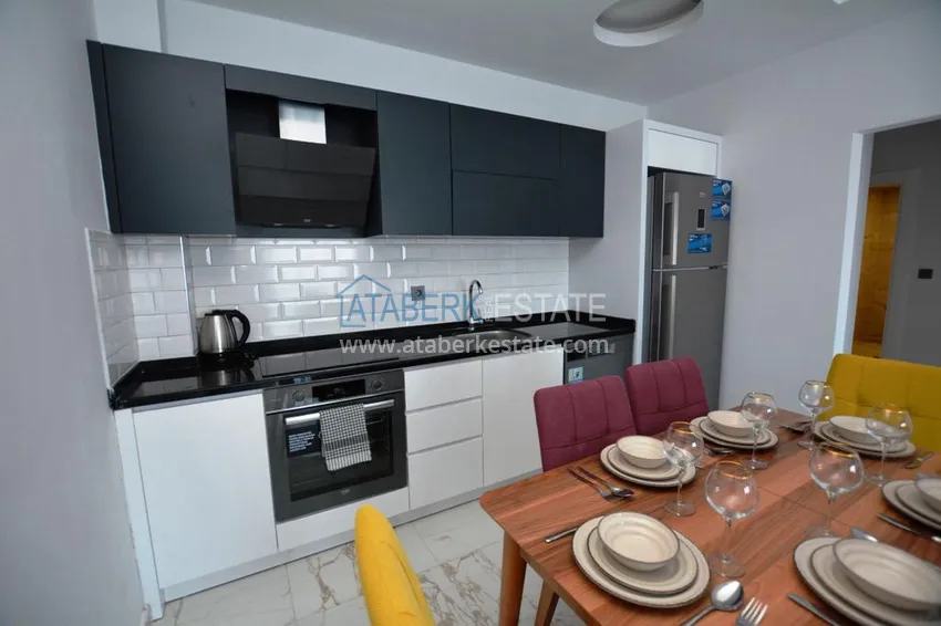 Purchase 2+1 apartment with furniture and partial sea view in Mahmutlar — sale from owner 8 