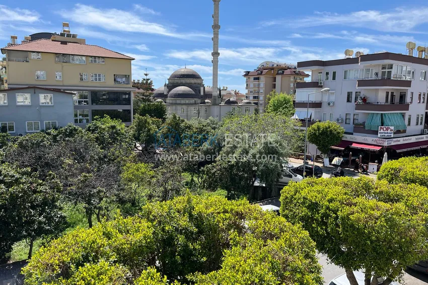 Purchase Furnished 1+1 apartment in the center of Alanya, for a residence permit — Cleopatra beach area 11 