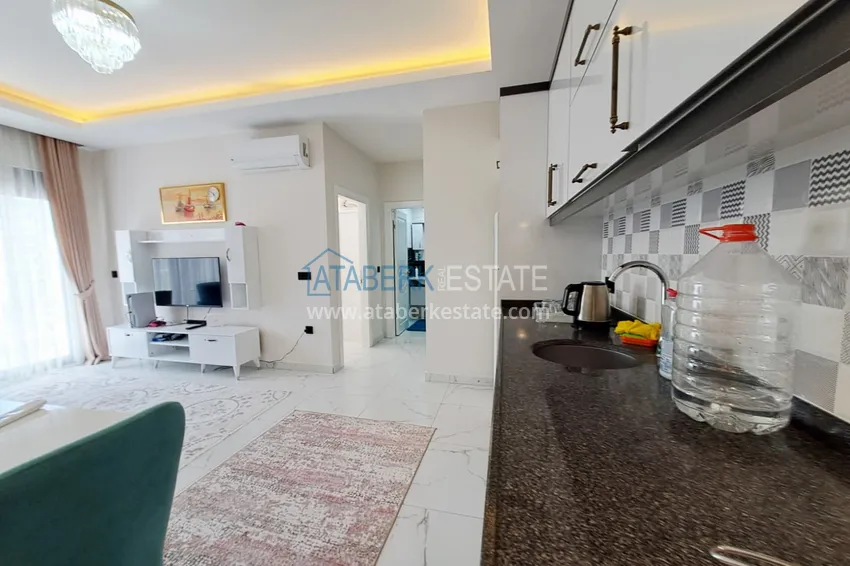 Kupuj Apartament 1+1 od właściciela w Alanya, Mahmutlar - z widokiem na góry, „pod klucz” 8 