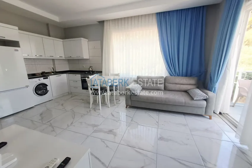Purchase Cozy 1+1 apartment with new furniture and a view of a pine forest — Avsallar, Alanya 3
