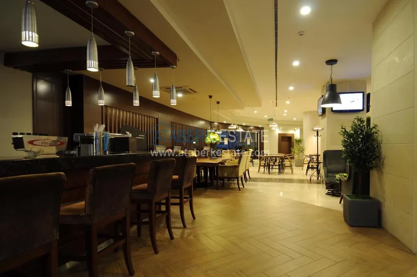 Furnished 2+1 apartment for rent in Alanya, Mahmutlar district — a legendary hotel complex with a private beach No. 708 17