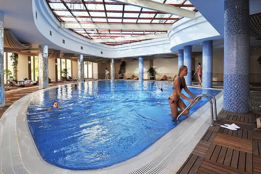 Furnished 2+1 apartment for rent in Alanya, Mahmutlar district — a legendary hotel complex with a private beach No. 708 22
