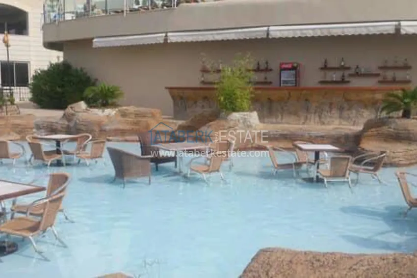Furnished 2+1 apartment for rent in Alanya, Mahmutlar district — a legendary hotel complex with a private beach No. 708 10
