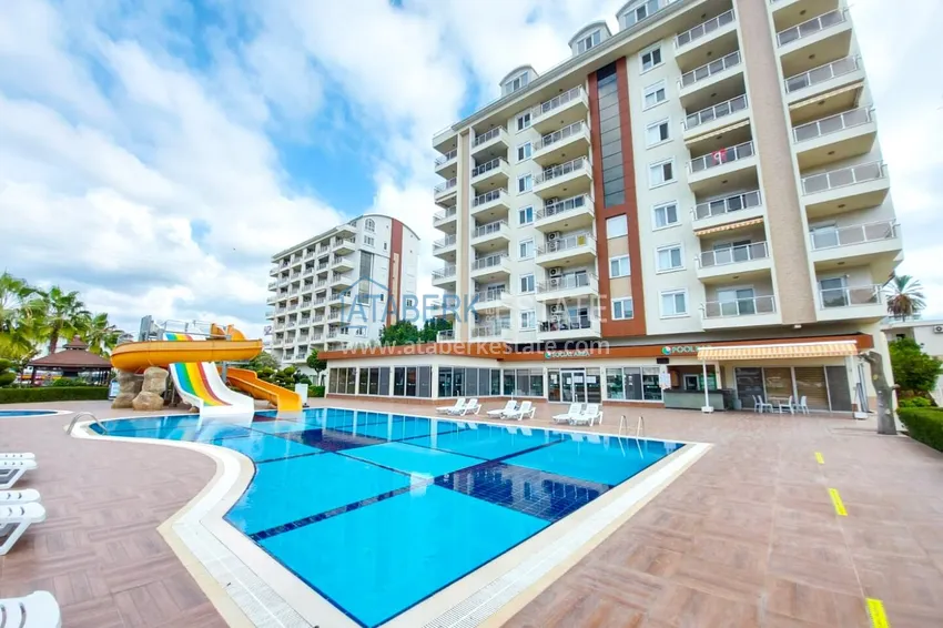 Umeblowane mieszkanie 2+1 w Avsallar — w rezydencji z prywatną plażą 1