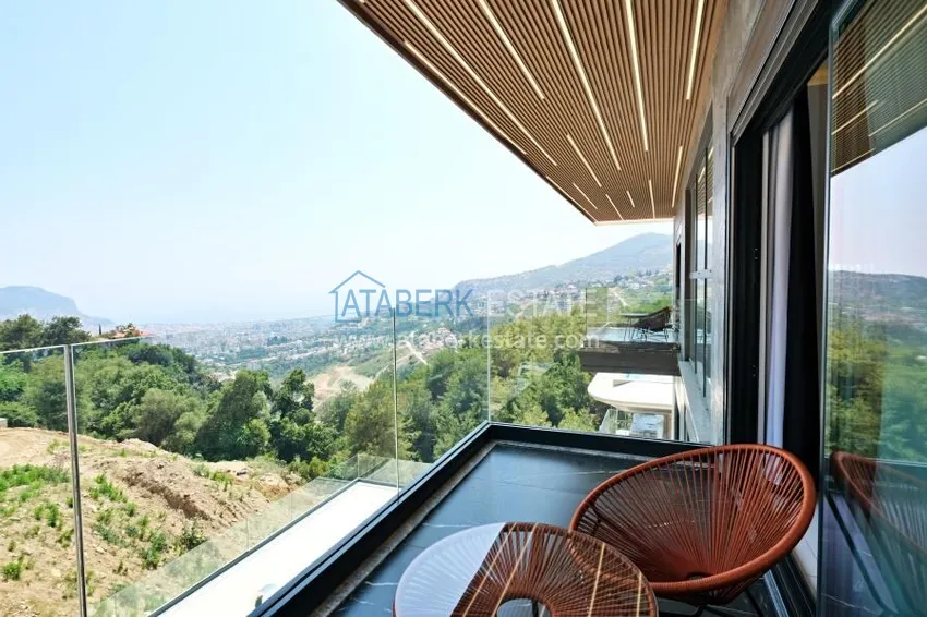 Purchase Luxury private villa with panoramic views in Alanya, Bektash district — for citizenship 41 