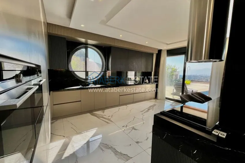 Purchase Elite triplex villa 4+2 in Alanya, Kargicak district — furnished and with private pool 9