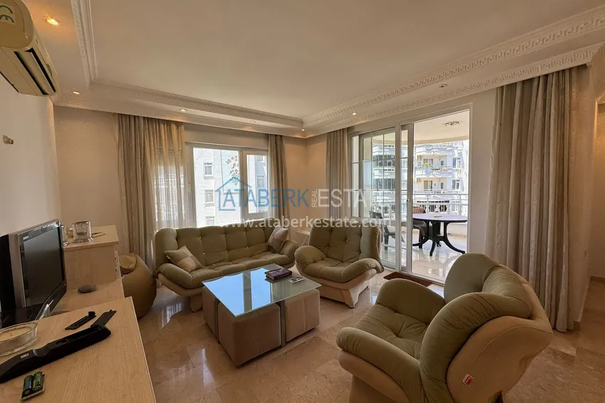 Kupuj Apartament 2+1 w Alanyi, dzielnica Tosmur - umeblowany i z widokiem na morze i rzekę Dim-Chay, odpowiedni na zezwolenie na pobyt 3