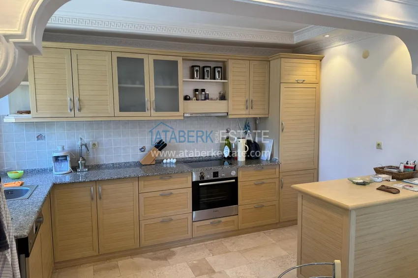 Kupuj Apartament 2+1 w Alanyi, dzielnica Tosmur - umeblowany i z widokiem na morze i rzekę Dim-Chay, odpowiedni na zezwolenie na pobyt 8