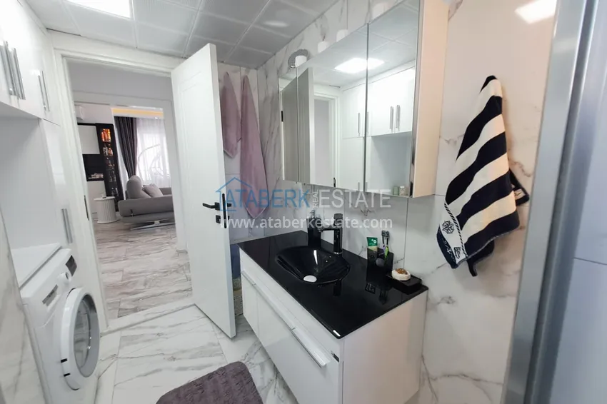 Purchase 2+1 apartment on the first line in Alanya, Mahmutlar district - suitable for citizenship 12 