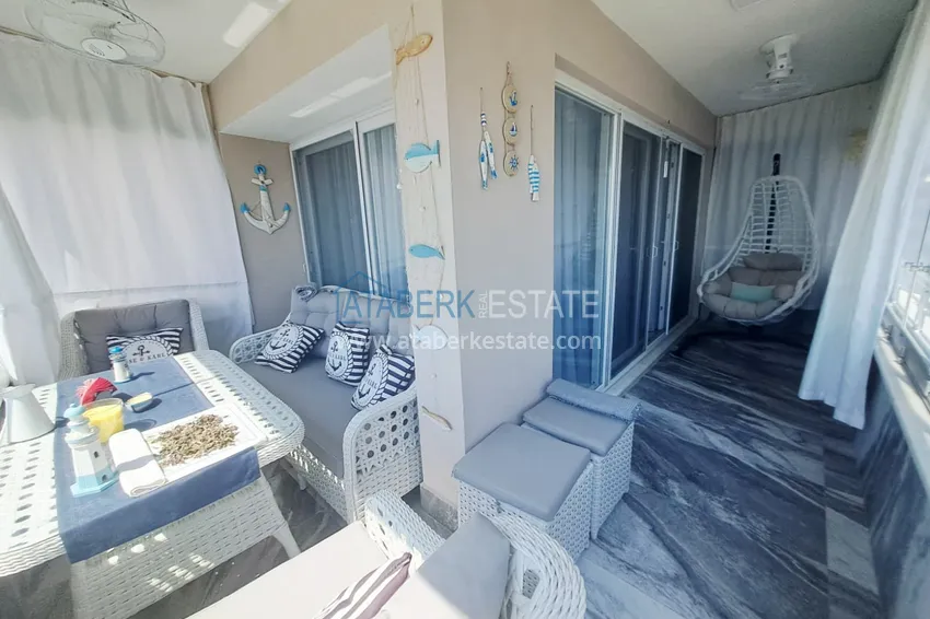 Purchase 2+1 apartment on the first line in Alanya, Mahmutlar district - suitable for citizenship 13 