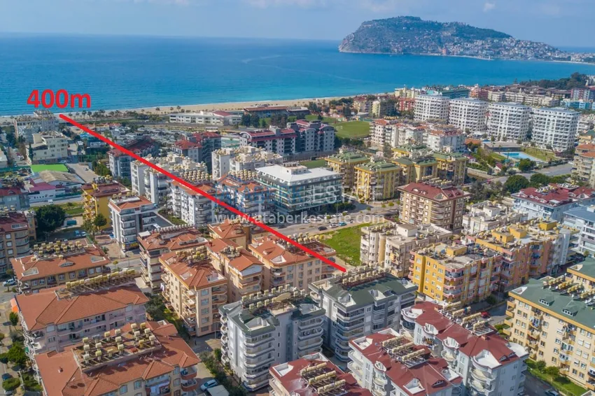 Furnished 2+1 apartment in the Oba area - near Metro shopping center and within walking distance to the sea 1 