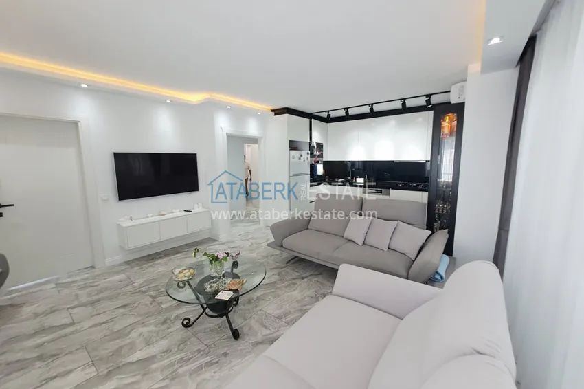Purchase 2+1 apartment on the first line in Alanya, Mahmutlar district - suitable for citizenship 4 