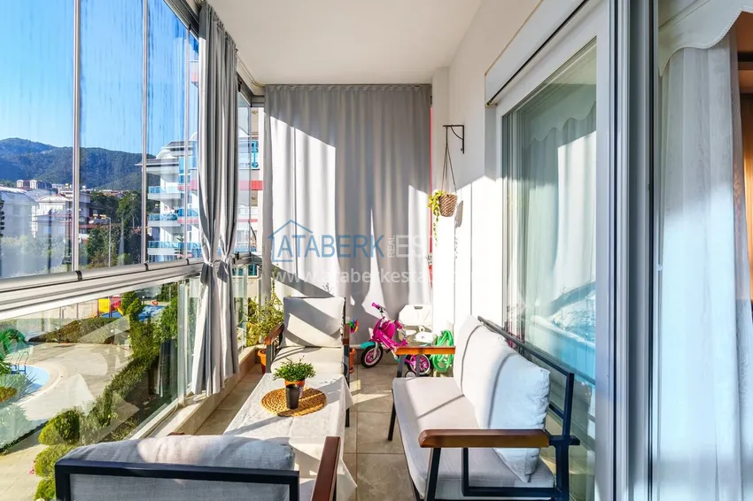 Purchase Secondary apartment 3+1 in Oba, Alanya — separate kitchen, furniture, option for a residence permit 11