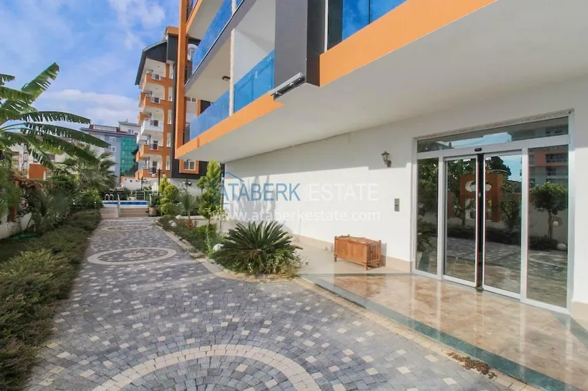 Umeblowane mieszkanie 1+1 w Kestel, Alanya — 60 m², 150 metrów od morza 12