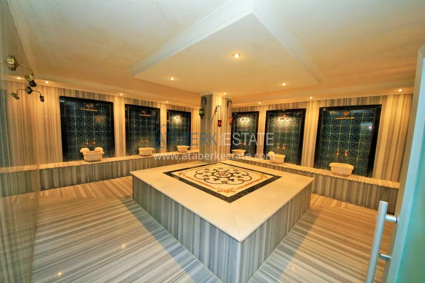 Umeblowane mieszkanie 1+1 w Kestel, Alanya — 60 m², 150 metrów od morza 16