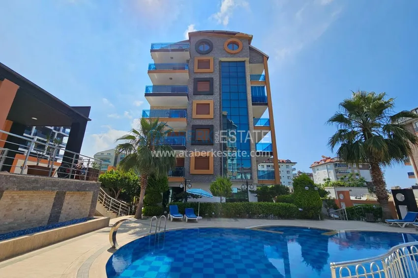Umeblowane mieszkanie 1+1 w Kestel, Alanya — 60 m², 150 metrów od morza 7