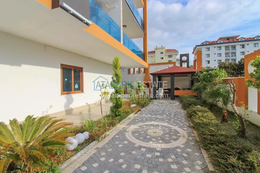 Umeblowane mieszkanie 1+1 w Kestel, Alanya — 60 m², 150 metrów od morza 9