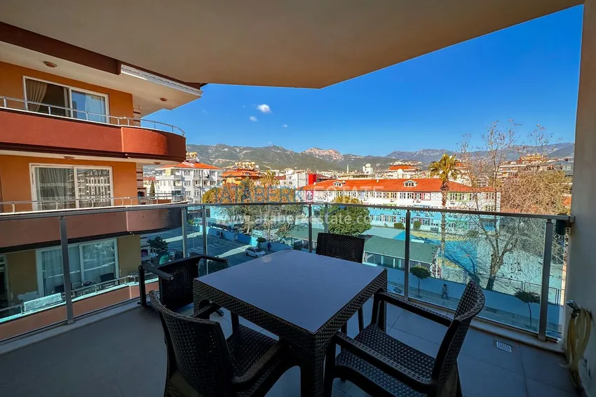 Purchase Furnished 2+1 apartment in Oba, Alanya — suitable for citizenship 13 