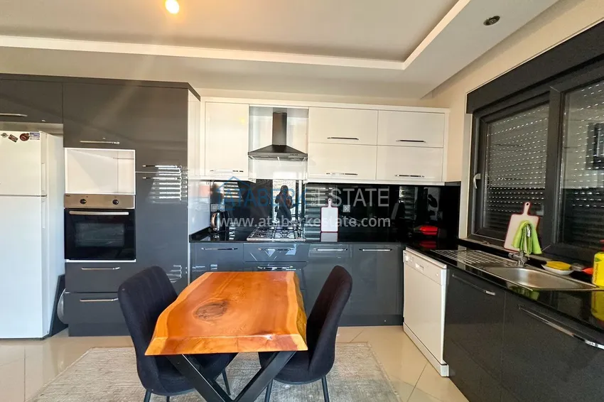Purchase Furnished 2+1 apartment in Oba, Alanya — suitable for citizenship 3 