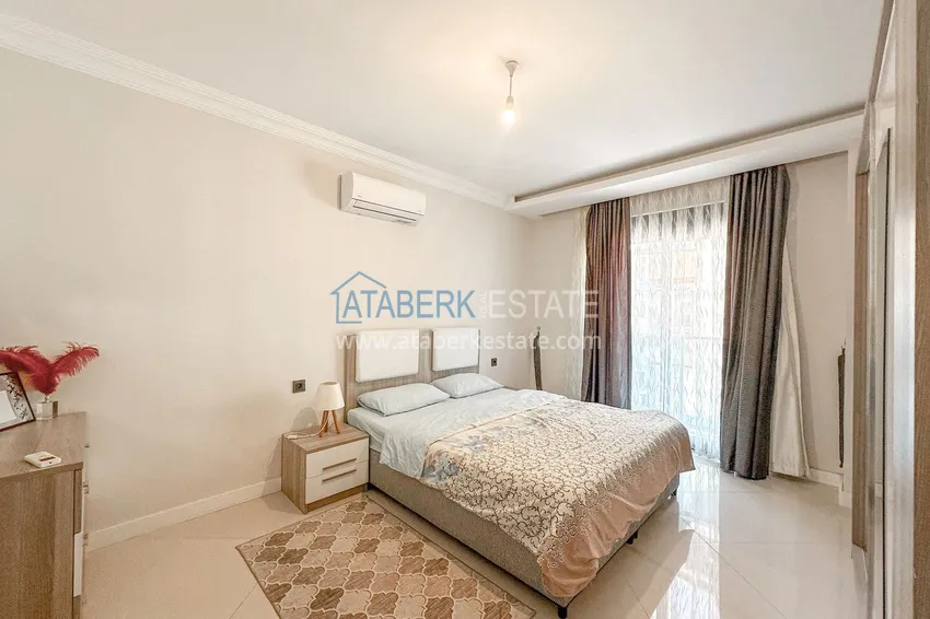 Purchase Furnished 2+1 apartment in Oba, Alanya — suitable for citizenship 4 