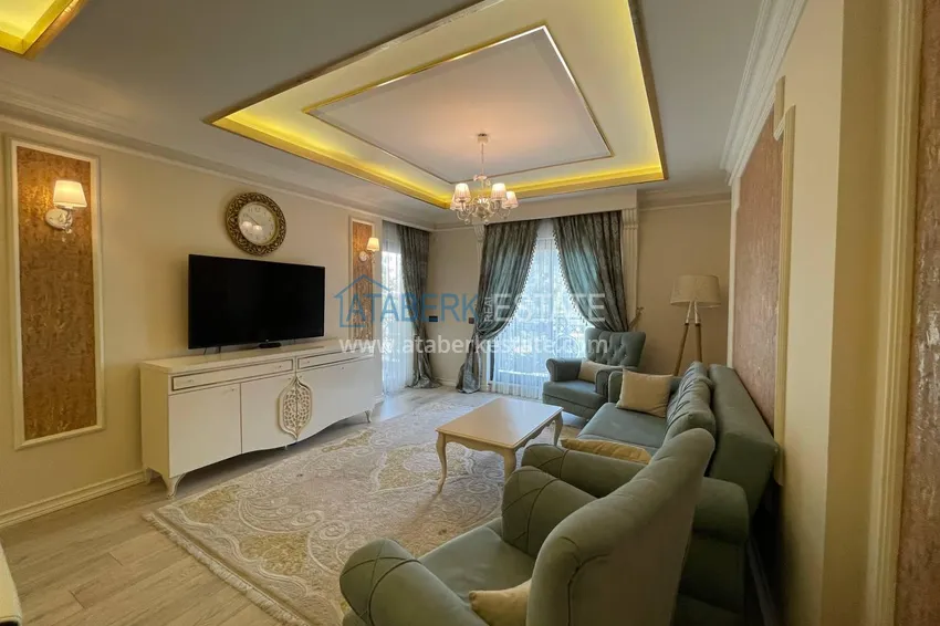 Purchase Luxury real estate on the first line in Alanya: stylish apartment, VIP-level complex, Oba district 10