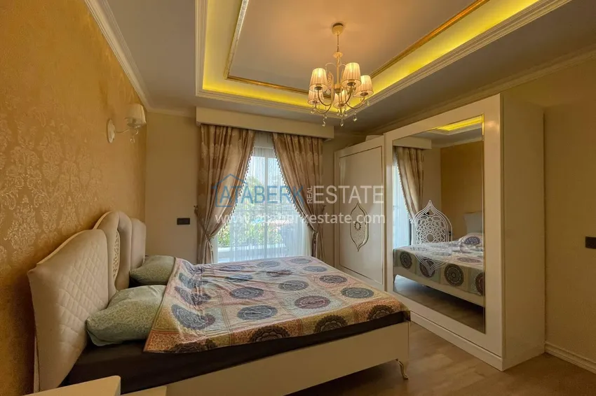 Purchase Luxury real estate on the first line in Alanya: stylish apartment, VIP-level complex, Oba district 13
