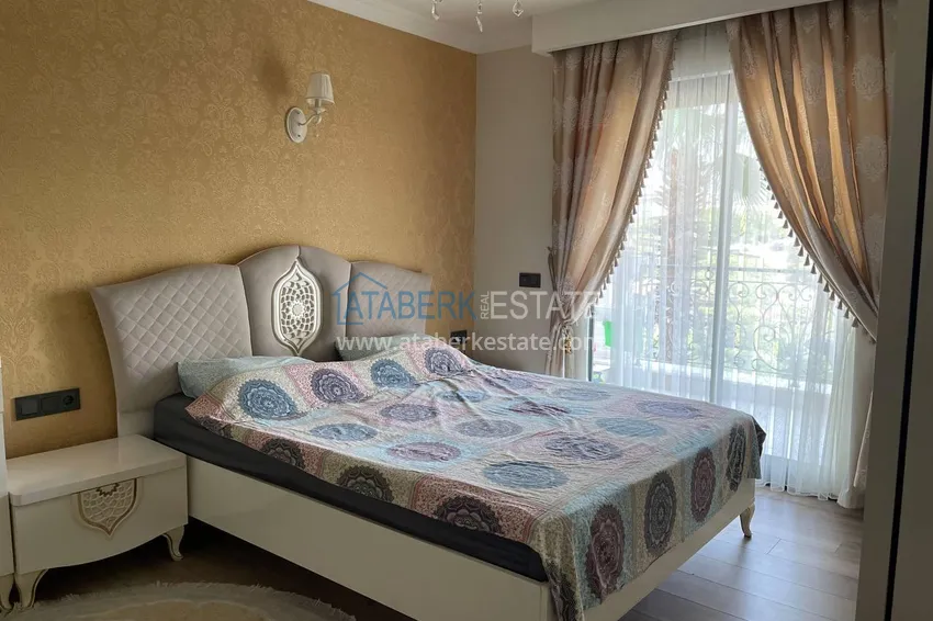 Purchase Luxury real estate on the first line in Alanya: stylish apartment, VIP-level complex, Oba district 14