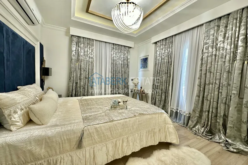 Purchase 2+1 apartment with an elegant interior in a fashionable complex, Oba district — Alanya 14