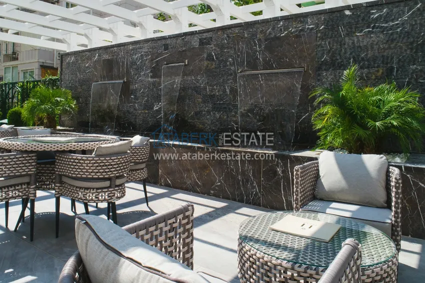 2+1 apartment with an elegant interior in a fashionable complex, Oba district — Alanya 17