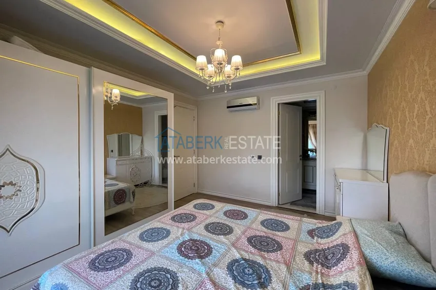 Purchase Luxury real estate on the first line in Alanya: stylish apartment, VIP-level complex, Oba district 16