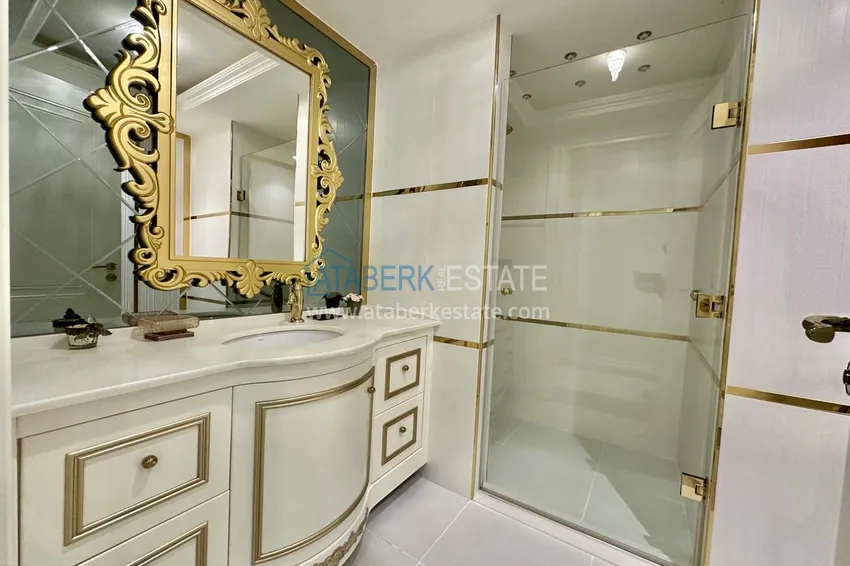 Purchase 2+1 apartment with an elegant interior in a fashionable complex, Oba district — Alanya 16