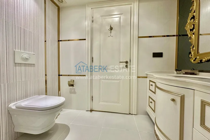 Purchase 2+1 apartment with an elegant interior in a fashionable complex, Oba district — Alanya 17