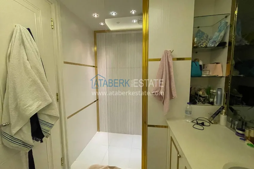 Purchase Luxury real estate on the first line in Alanya: stylish apartment, VIP-level complex, Oba district 18