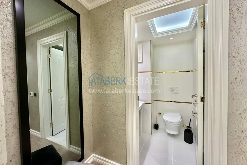 Purchase 2+1 apartment with an elegant interior in a fashionable complex, Oba district — Alanya 18