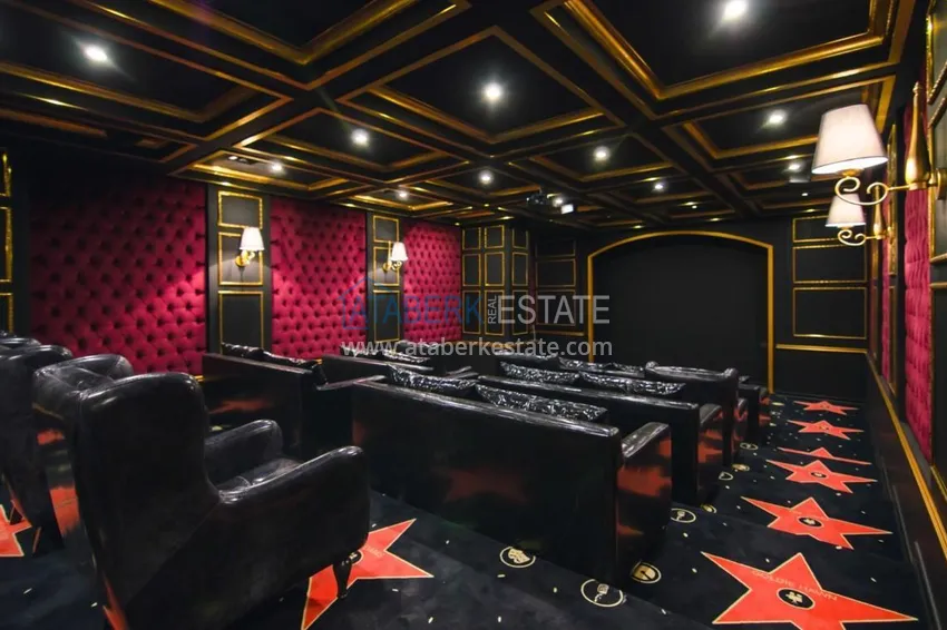 Luxury real estate on the first line in Alanya: stylish apartment, VIP-level complex, Oba district 20