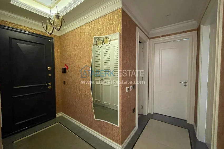 Purchase Luxury real estate on the first line in Alanya: stylish apartment, VIP-level complex, Oba district 1