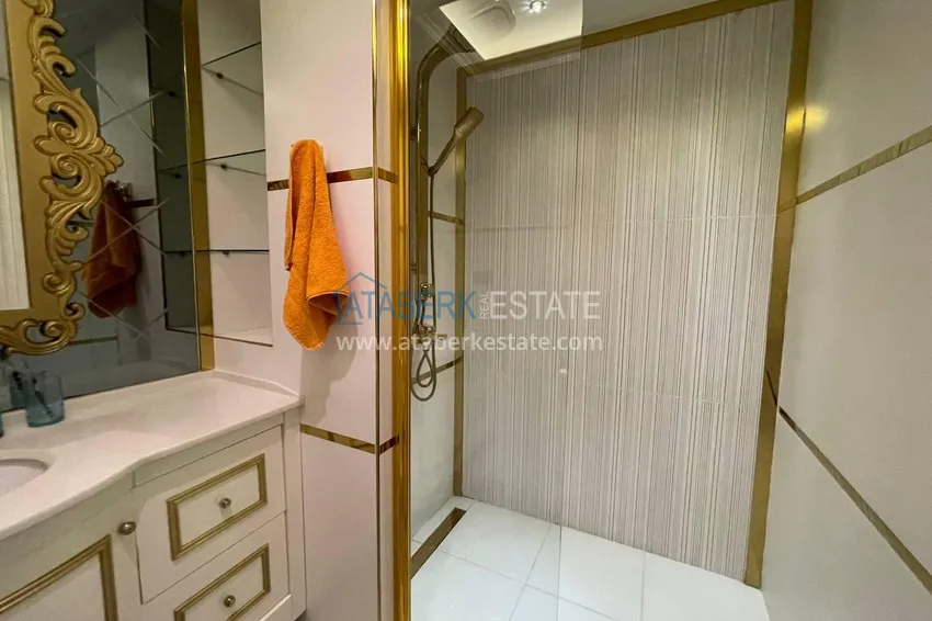 Purchase Luxury real estate on the first line in Alanya: stylish apartment, VIP-level complex, Oba district 26