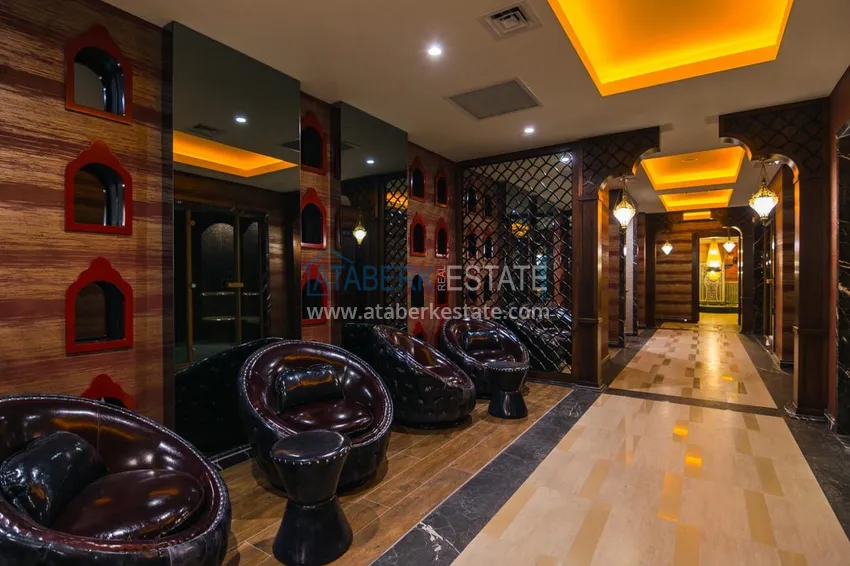 2+1 apartment with an elegant interior in a fashionable complex, Oba district — Alanya 28