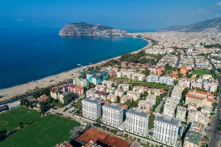 2+1 apartment with an elegant interior in a fashionable complex, Oba district — Alanya 2