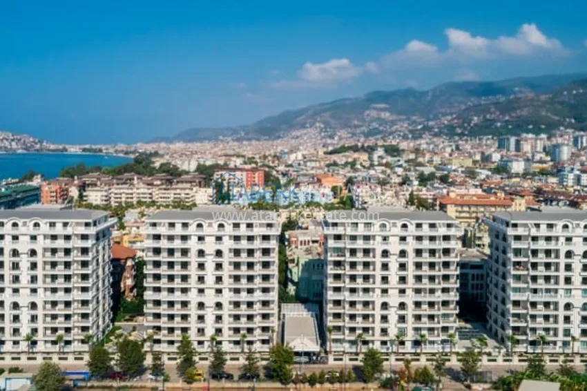 2+1 apartment with an elegant interior in a fashionable complex, Oba district — Alanya 3