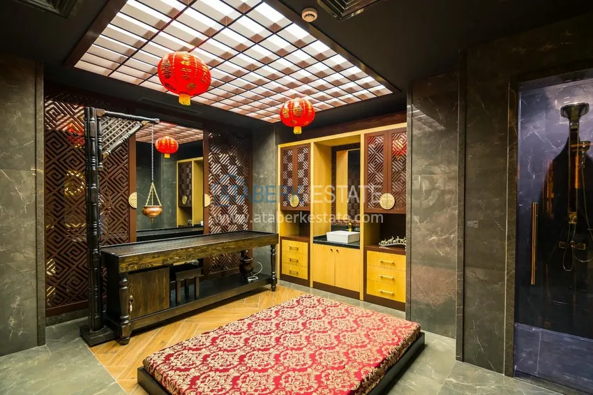 2+1 apartment with an elegant interior in a fashionable complex, Oba district — Alanya 36