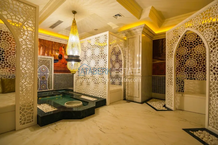 2+1 apartment with an elegant interior in a fashionable complex, Oba district — Alanya 38