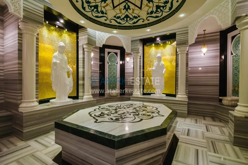 2+1 apartment with an elegant interior in a fashionable complex, Oba district — Alanya 40